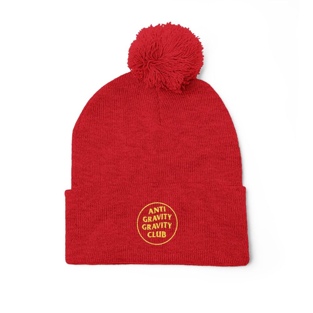 Picture of Pom-Pom Knit Cap (Embroidery)