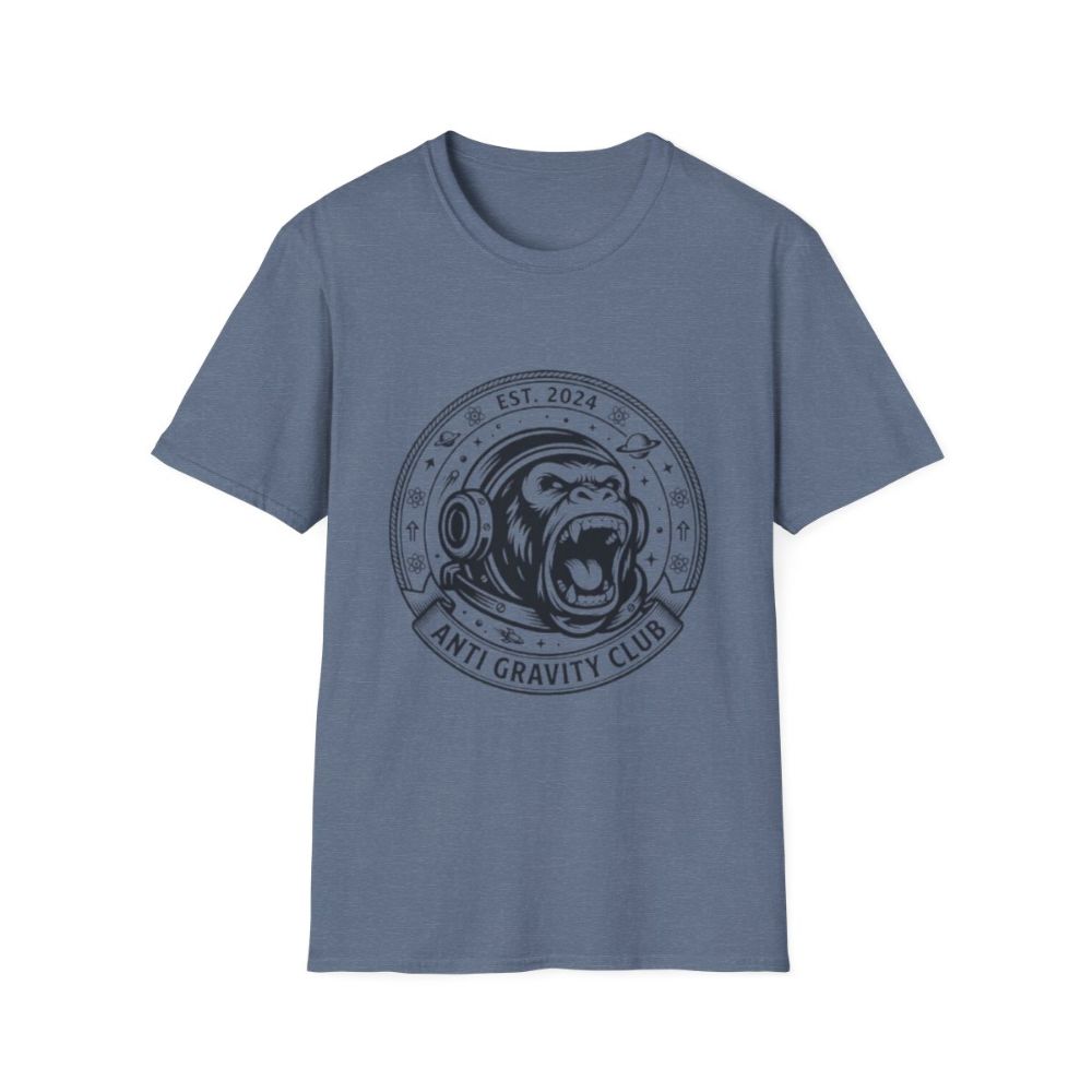 Picture of Anti Gravity Club Gorilla Graphic T-Shirt | Space Helmet Ape Tee