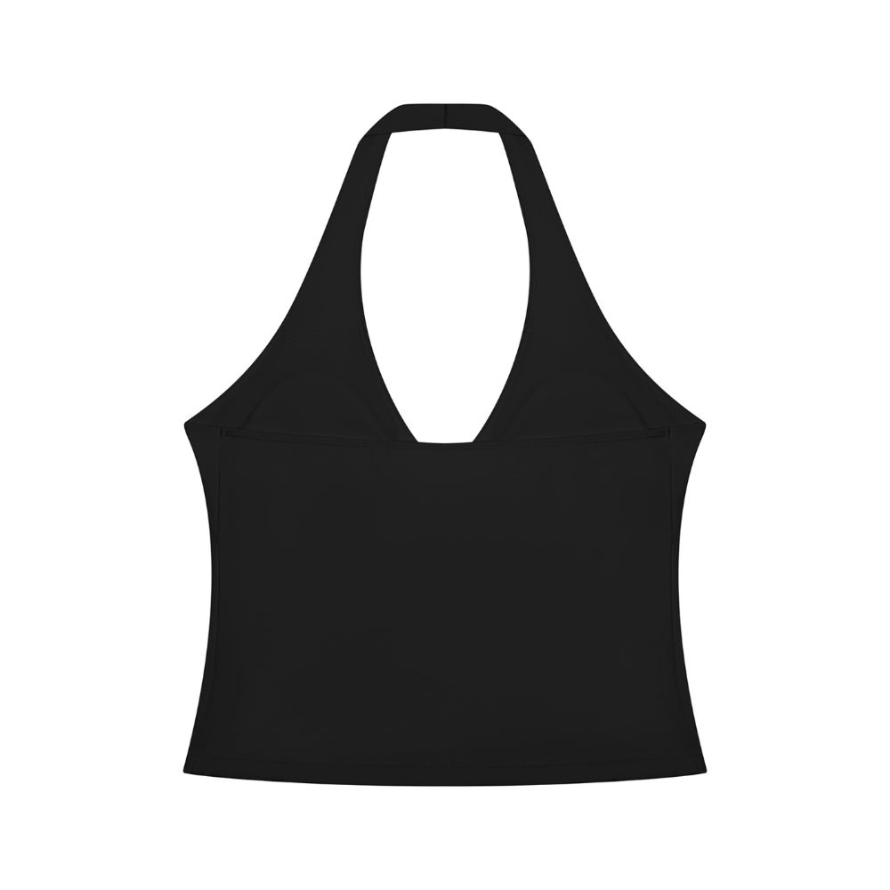 Women’s Ruched Halter Yoga Tank Top
