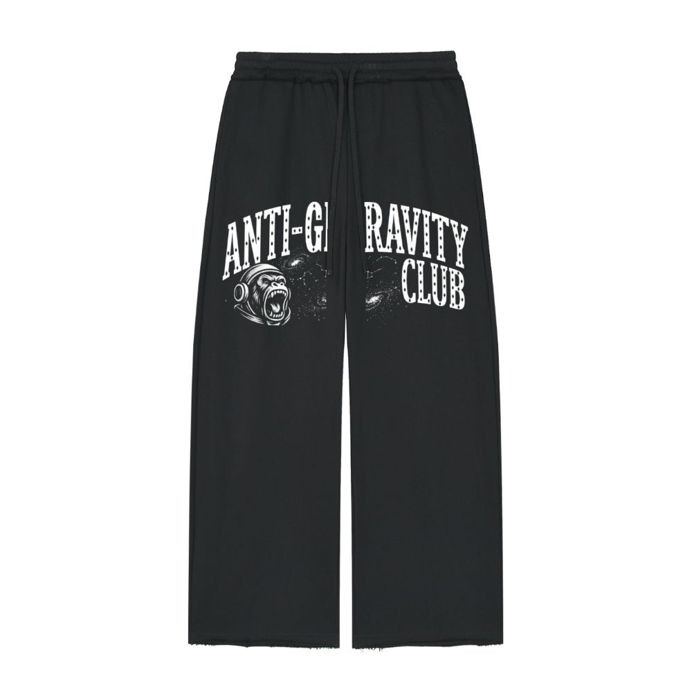 Women’s Wide Leg Raw Edge Sweatpants