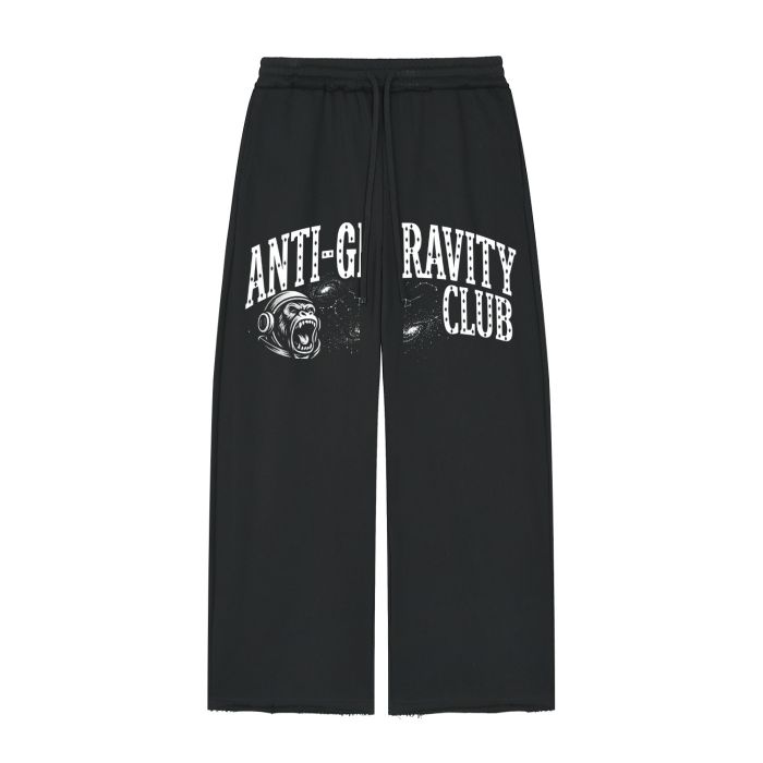 Women’s Wide Leg Raw Edge Sweatpants