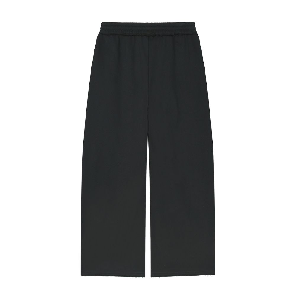 Women’s Wide Leg Raw Edge Sweatpants