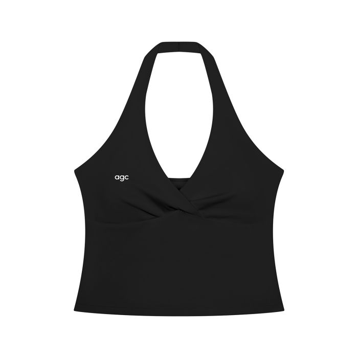 Women’s Ruched Halter Yoga Tank Top