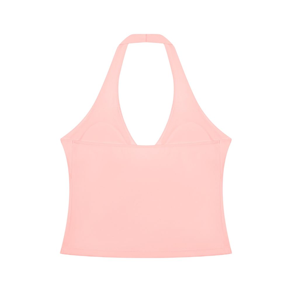 Women’s Ruched Halter Yoga Tank Top