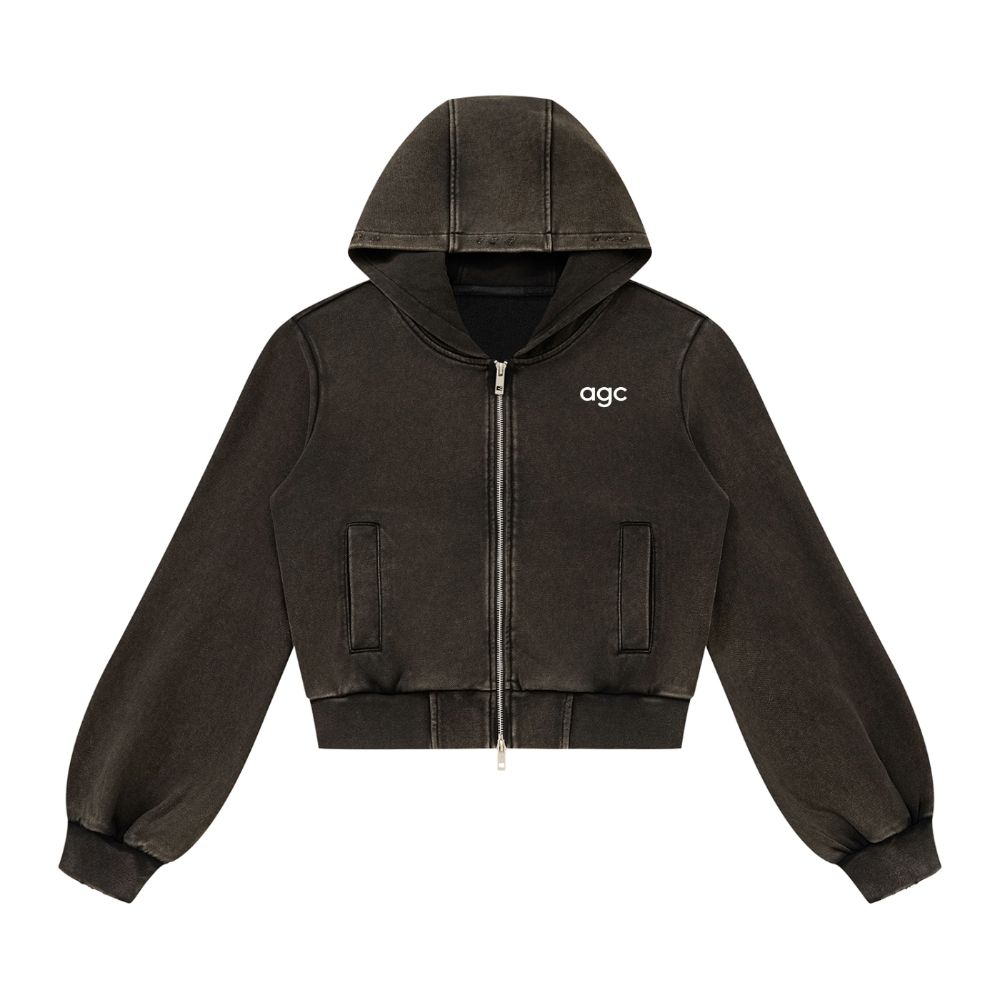 Women’s Vintage Wash Full Zip Hoodie