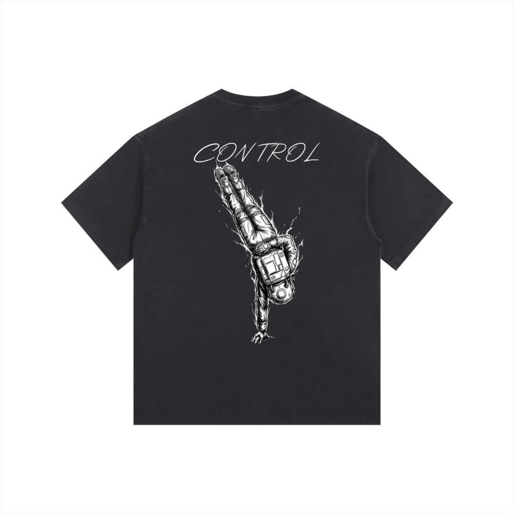 Vintage Washed 'Control' T-Shirt